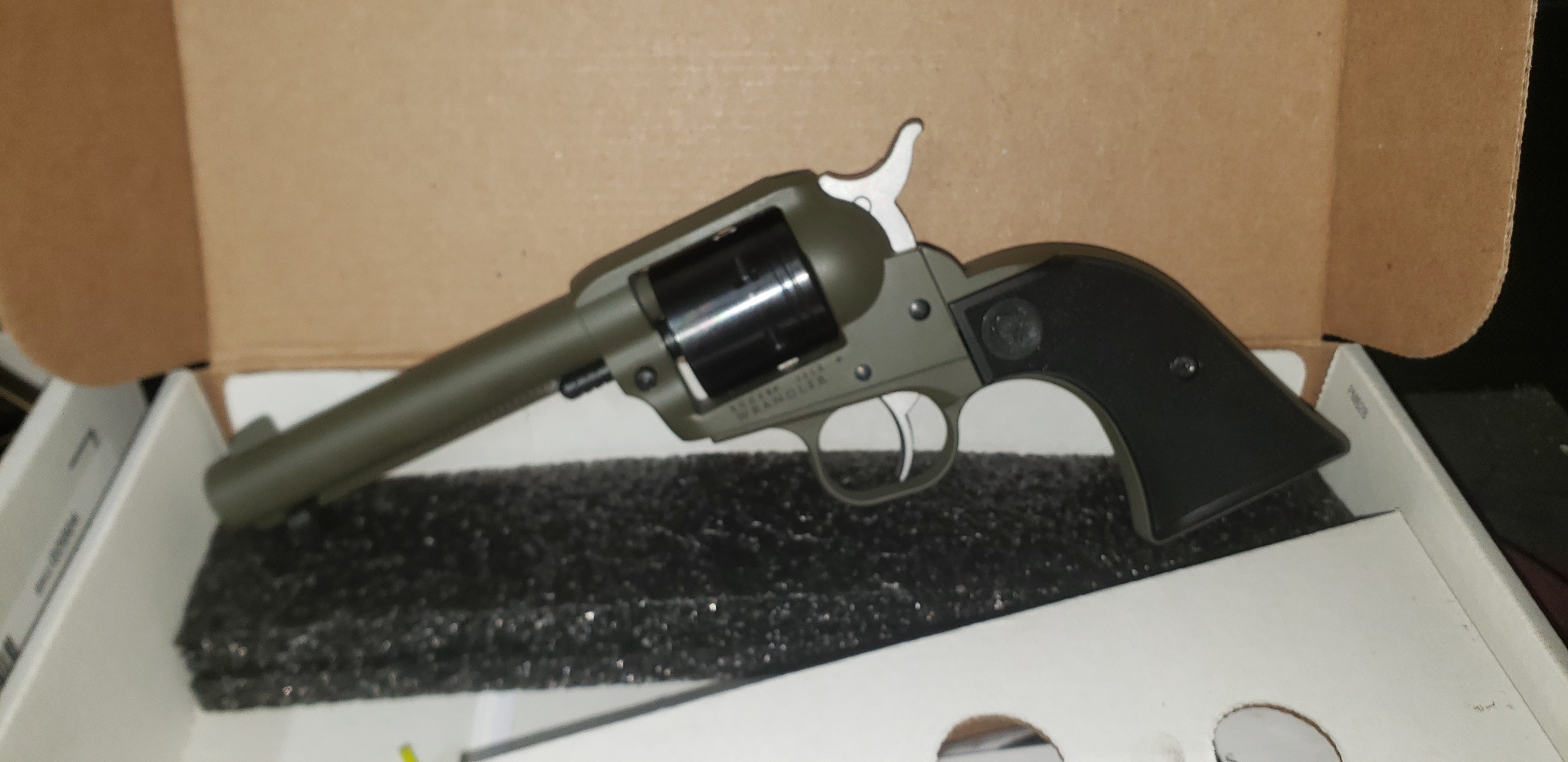 Ruger Wrangler 22lr revolver Olive Drab Green – Kingdom Firearms