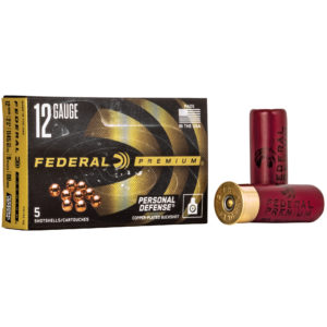 Make the threat scatter, not the pellets. Federal Premium(R) buckshot loads featuring the rear-braking FLITECONTROL(R) wad provide superior patterns to better protect your family. Their specialized payloads produce penetration fine-tuned to the needs of self-defense situations